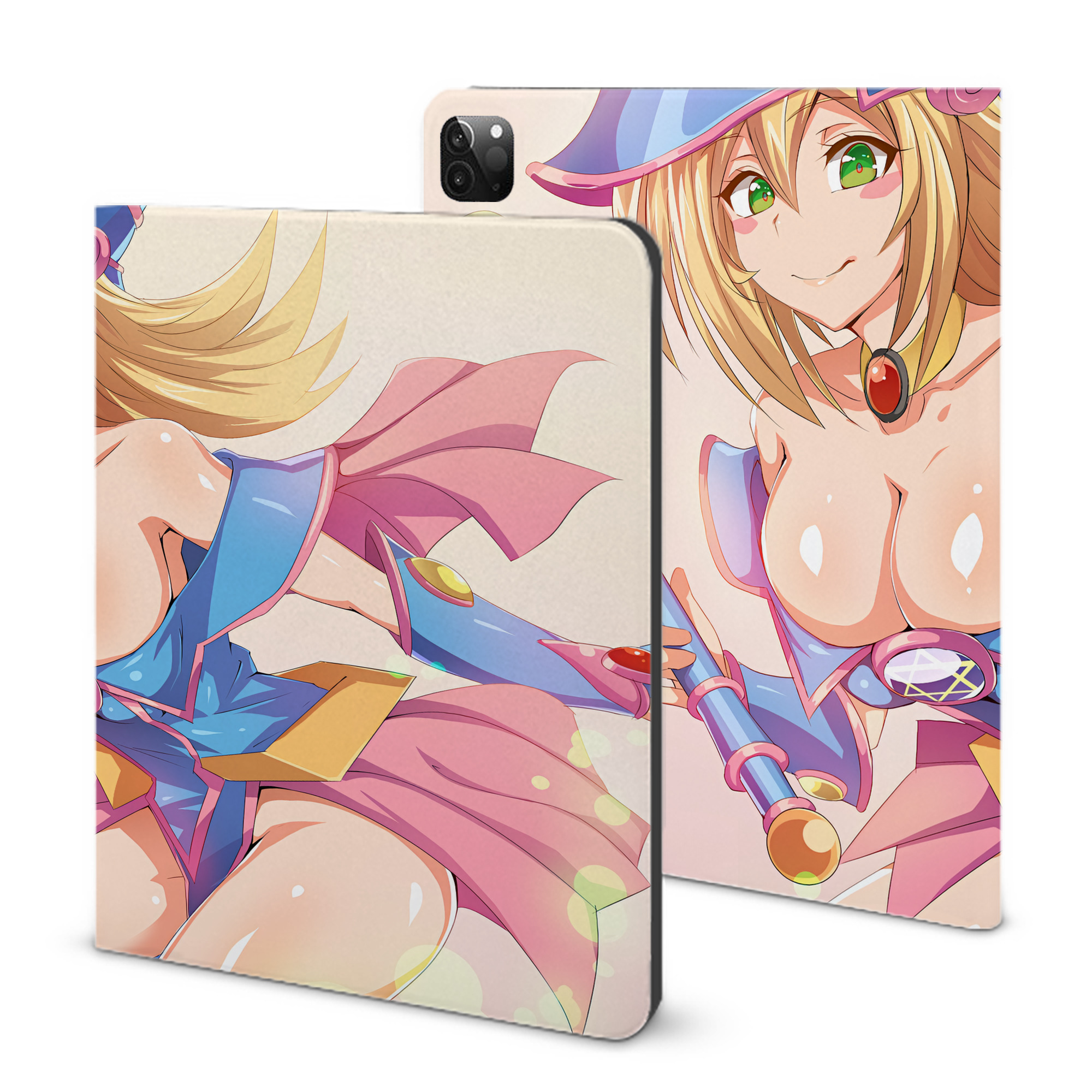 （画像用） 遊☆戯☆王 Yu-Gi-Oh! IPadケース ペンホルダー付き ブックスタイルデザイン
